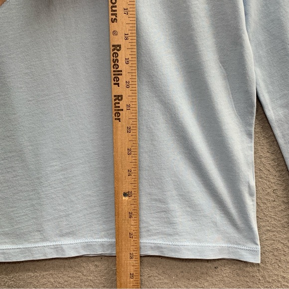 Vineyard Vines Men's Size S Long Sleeve Light Blue Pullover Shirt Whale Logo - Picture 5 of 10